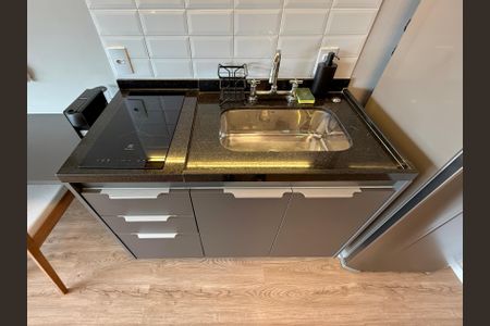 Studio à venda com 30m², 0 quarto e sem vagaCozinha 