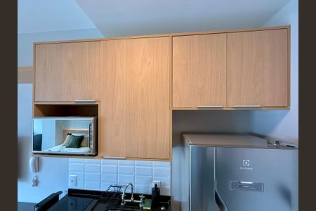 Studio à venda com 30m², 0 quarto e sem vagaCozinha 