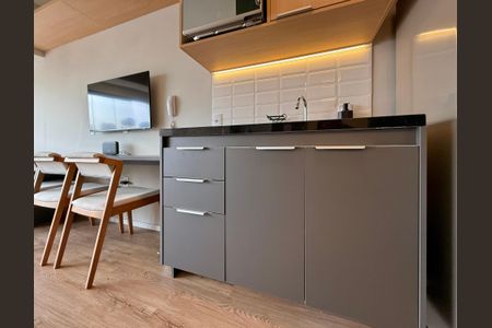 Studio à venda com 30m², 0 quarto e sem vagaCozinha 