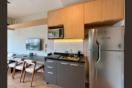 Studio à venda com 30m², 0 quarto e sem vagaCozinha 