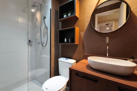 Apartamento à venda com 65m², 2 quartos e 1 vagaBanheiro Social