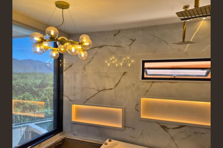 Casa de condomínio à venda com 400m², 4 quartos e 2 vagasBanheiro suite 1