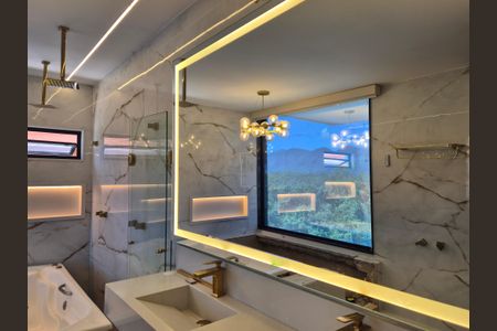 Casa de condomínio à venda com 400m², 4 quartos e 2 vagasBanheiro suite 1