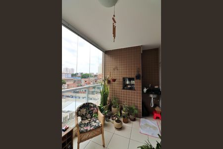 Varanda Gourmet de apartamento à venda com 3 quartos, 102m² em Baeta Neves, São Bernardo do Campo