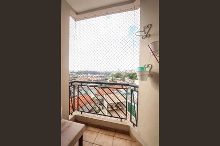 Varanda da Sala de apartamento à venda com 2 quartos, 56m² em Jardim Taboao, São Paulo