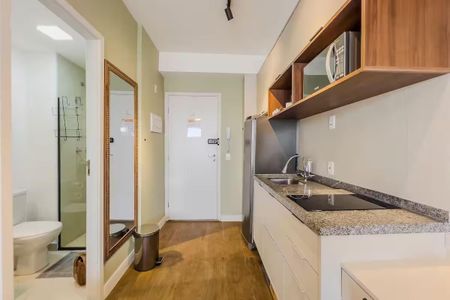 Cozinha de apartamento à venda com 1 quarto, 22m² em Centro Histórico de São Paulo, São Paulo