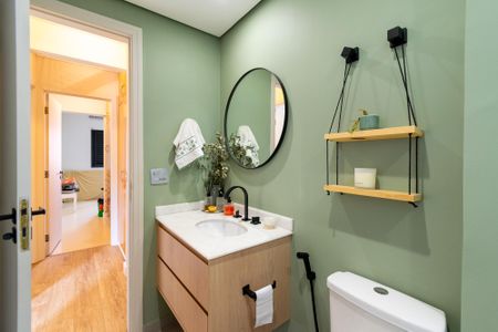 Apartamento à venda com 135m², 3 quartos e 2 vagasBanheiro Social