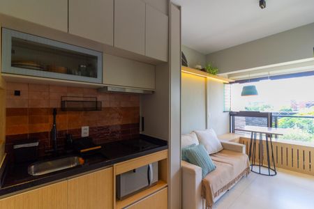 Studio para alugar com 27m², 1 quarto e 1 vaga Studio para alugar com 27m², 1 quarto e 1 vagaCozinha