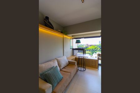 Sala de kitnet/studio para alugar com 1 quarto, 27m² em Jardim das Acacias, São Paulo