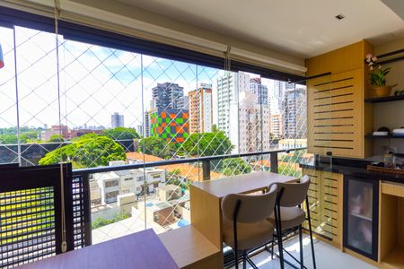 Varanda de kitnet/studio para alugar com 1 quarto, 27m² em Jardim das Acacias, São Paulo