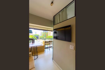 Sala de kitnet/studio para alugar com 1 quarto, 27m² em Jardim das Acacias, São Paulo