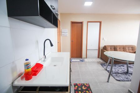 Apartamento para alugar com 39m², 2 quartos e sem vagaCozinha e Área de Serviço