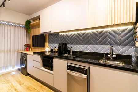 Apartamento à venda com 40m², 1 quarto e 1 vaga Apartamento à venda com 40m², 1 quarto e 1 vagaCozinha / Área de Serviço