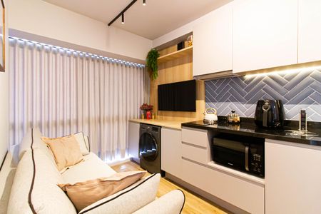 Sala de apartamento à venda com 1 quarto, 40m² em Pompeia, São Paulo