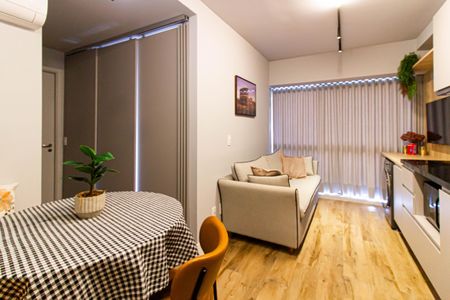 Sala de apartamento à venda com 1 quarto, 40m² em Pompeia, São Paulo