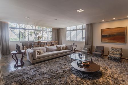 Sala 1 de apartamento à venda com 4 quartos, 301m² em Serra, Belo Horizonte