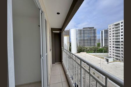 Varanda da Sala de apartamento para alugar com 3 quartos, 66m² em Barra da Tijuca, Rio de Janeiro
