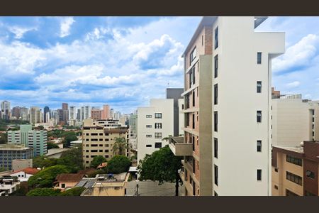 Vista Sala de apartamento para alugar com 2 quartos, 60m² em Santo Antônio, Belo Horizonte