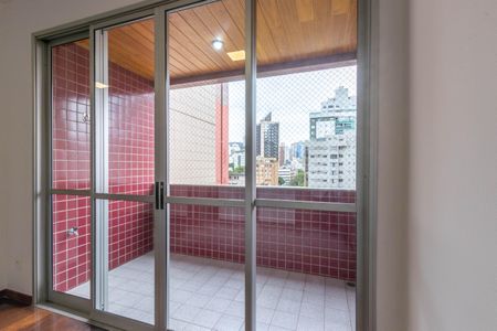 Varanda da Sala de apartamento à venda com 3 quartos, 83m² em Funcionários, Belo Horizonte