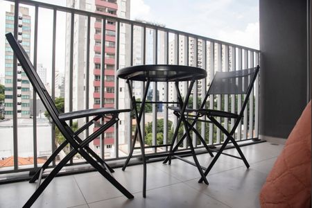 Varanda de kitnet/studio para alugar com 1 quarto, 23m² em Vila Clementino, São Paulo