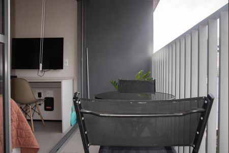 Studio para alugar com 23m², 1 quarto e sem vagaVaranda