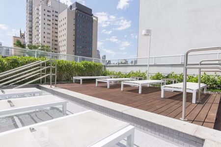 Studio para alugar com 60m², 1 quarto e 1 vagaPiscina