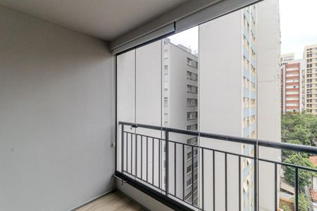 Studio para alugar com 33m², 1 quarto e sem vagaVaranda