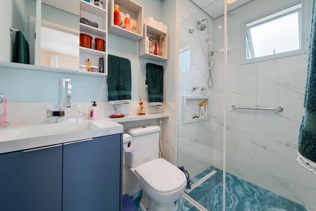 Apartamento para alugar com 93m², 2 quartos e 1 vaga Apartamento para alugar com 93m², 2 quartos e 1 vagaBanheiro da Suíte 2