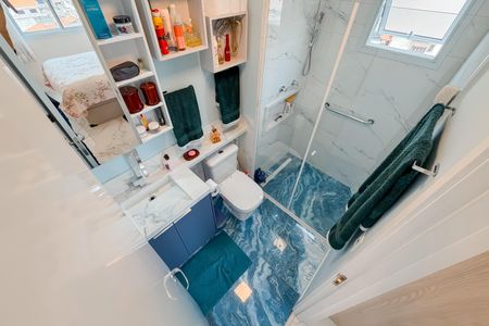 Apartamento para alugar com 93m², 2 quartos e 1 vaga Apartamento para alugar com 93m², 2 quartos e 1 vagaBanheiro da Suíte 2