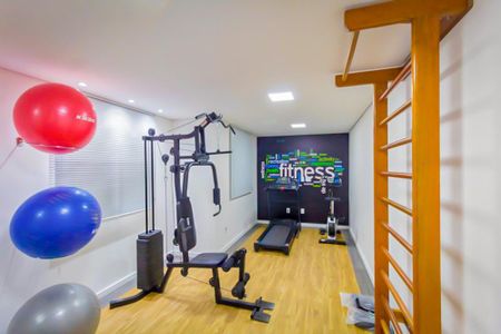 Apartamento à venda com 34m², 1 quarto e 1 vaga Apartamento à venda com 34m², 1 quarto e 1 vagaÁrea comum - Academia