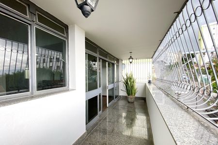 Varanda da Sala de apartamento à venda com 4 quartos, 180m² em São Lucas, Belo Horizonte