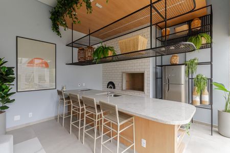 Studio para alugar com 30m², 1 quarto e sem vaga Studio para alugar com 30m², 1 quarto e sem vagaÁrea comum - Churrasqueira