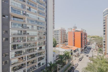 Vista da Sala de apartamento à venda com 1 quarto, 35m² em Pinheiros, São Paulo