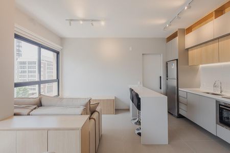 Sala de apartamento à venda com 1 quarto, 35m² em Pinheiros, São Paulo