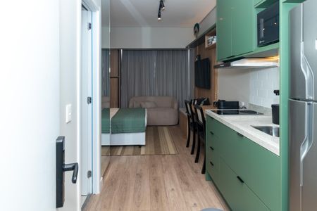 Studio à venda com 25m², 1 quarto e sem vagaCozinha