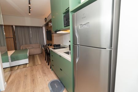 Studio à venda com 25m², 1 quarto e sem vagaCozinha
