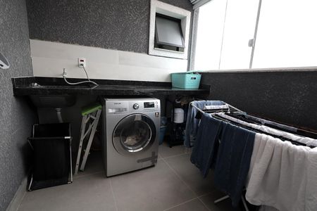 Área de Serviço de apartamento para alugar com 3 quartos, 80m² em Utinga, Santo André