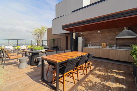 Studio para alugar com 30m², 1 quarto e sem vagaÁrea gourmet