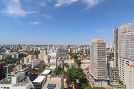 Vista da Sacada de kitnet/studio para alugar com 1 quarto, 30m² em Pinheiros, São Paulo