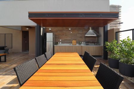 Studio para alugar com 30m², 1 quarto e sem vagaÁrea gourmet