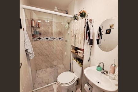 Banheiro de apartamento à venda com 1 quarto, 27m² em Conceicao, Osasco