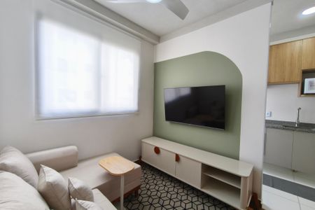 Sala de apartamento para alugar com 2 quartos, 42m² em Campos Elíseos , Campinas