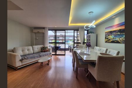 Sala  de apartamento à venda com 4 quartos, 314m² em Recreio dos Bandeirantes, Rio de Janeiro