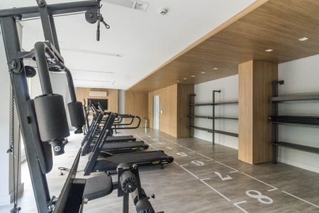 Studio para alugar com 30m², 1 quarto e 1 vaga Studio para alugar com 30m², 1 quarto e 1 vagaÁrea comum - Academia