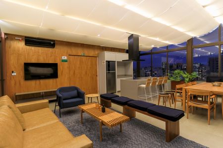 Studio à venda com 35m², 1 quarto e sem vaga Studio à venda com 35m², 1 quarto e sem vagaÁrea comum - Salão de festas