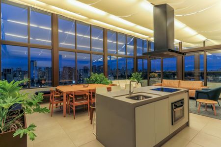 Studio à venda com 35m², 1 quarto e sem vaga Studio à venda com 35m², 1 quarto e sem vagaÁrea comum - Salão de festas