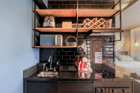 Studio à venda com 35m², 1 quarto e sem vaga Studio à venda com 35m², 1 quarto e sem vagaCozinha