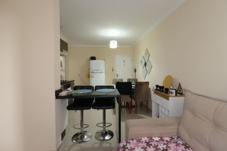 Sala de apartamento à venda com 2 quartos, 56m² em Vila Progresso, Santo André