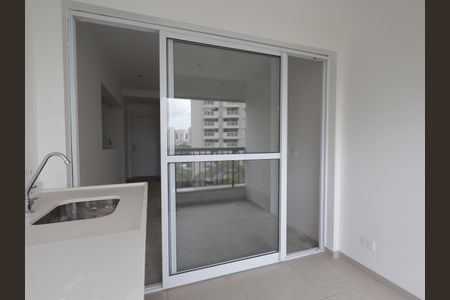 Varanda da Sala de apartamento para alugar com 3 quartos, 82m² em Vila Andrade, São Paulo