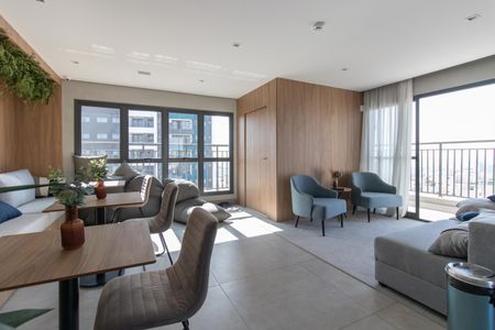 Studio à venda com 21m², 1 quarto e sem vagaÁrea comum - Salão de festas